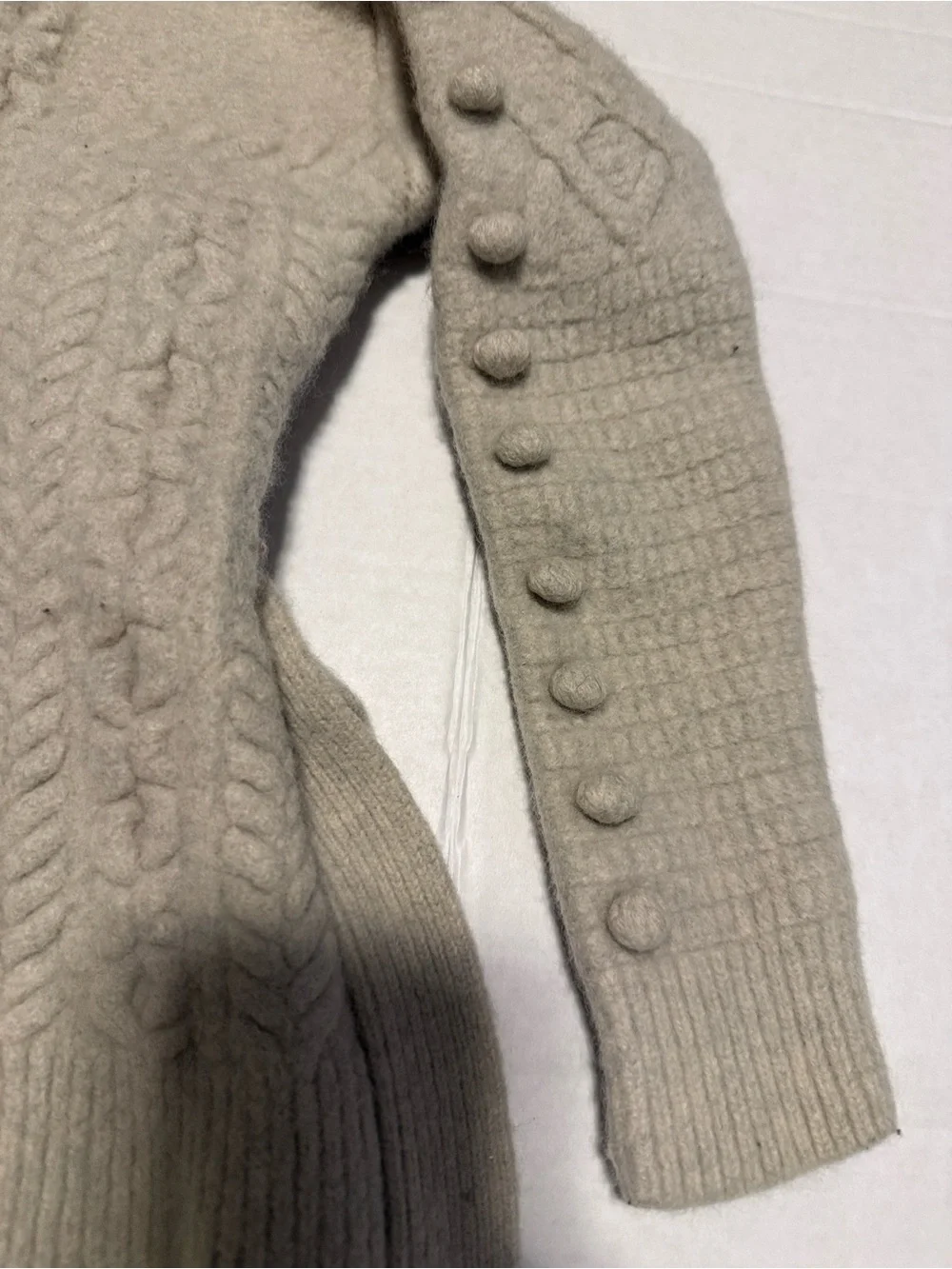 Madewell cream cable
